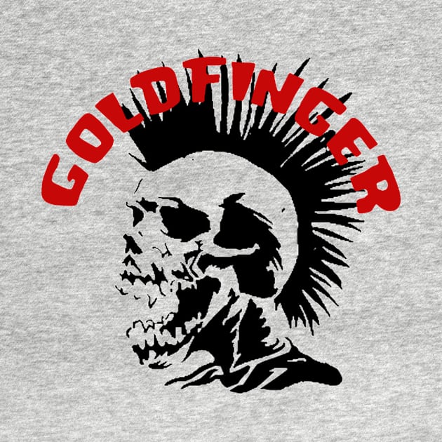 GOLDFINGER SKULL by Cloud Skull